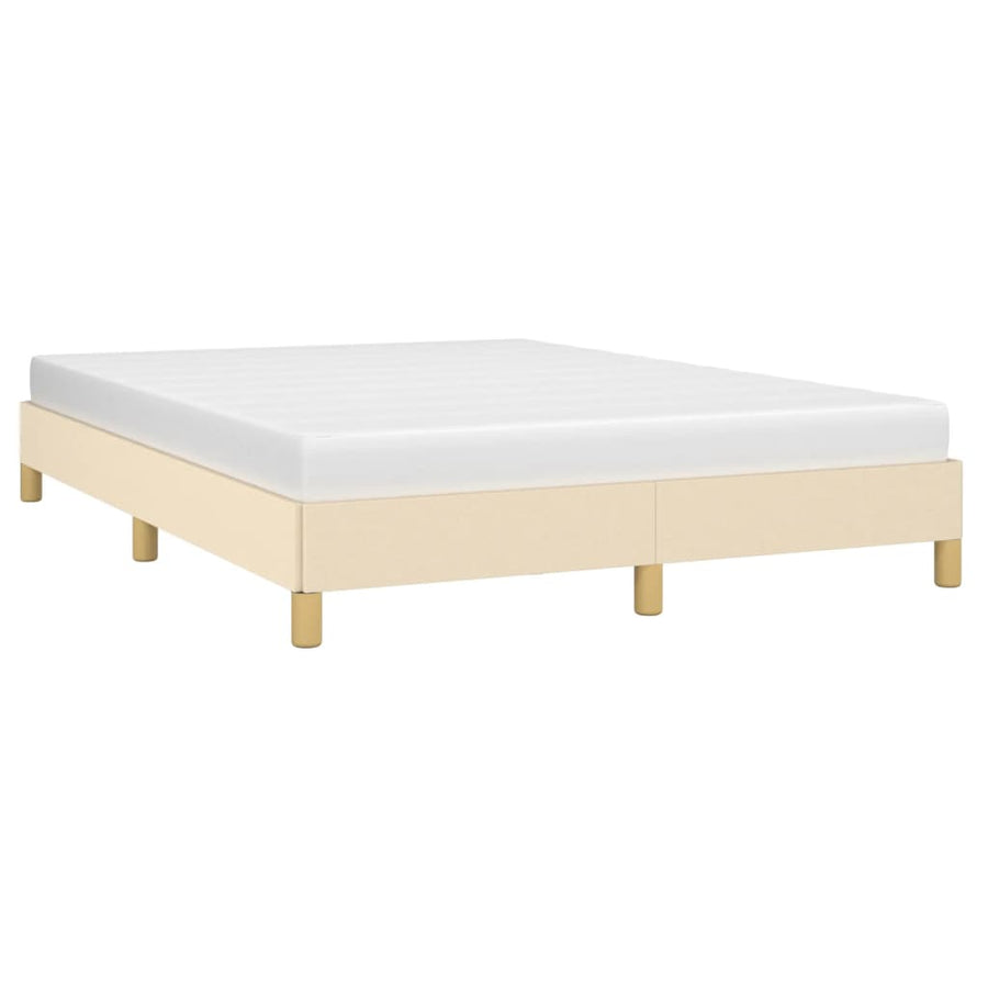 Bedframe Stof Kleurig Crème 140 x 200 cm 25 cm