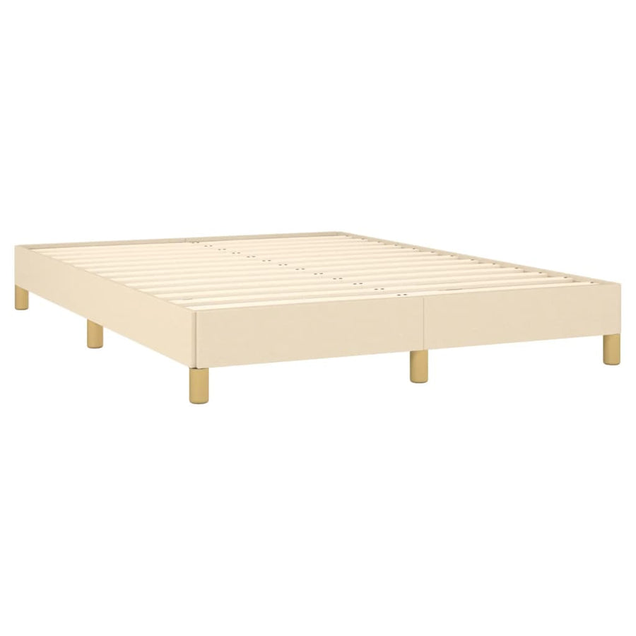 Bedframe Stof Kleurig Crème 140 x 200 cm 25 cm