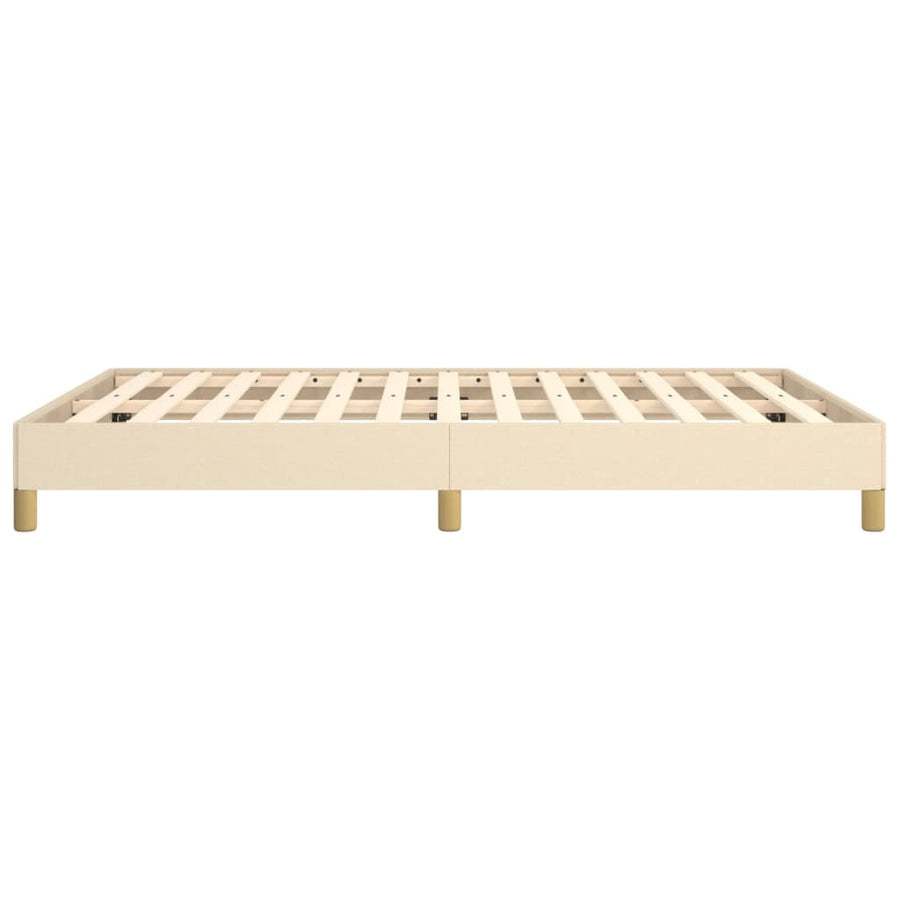 Bedframe Stof Kleurig Crème 140 x 200 cm 25 cm