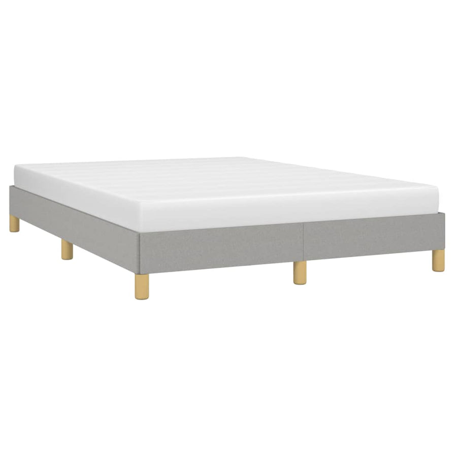 Bedframe Stof Lichtgrijs 160 x 200 cm 25 cm