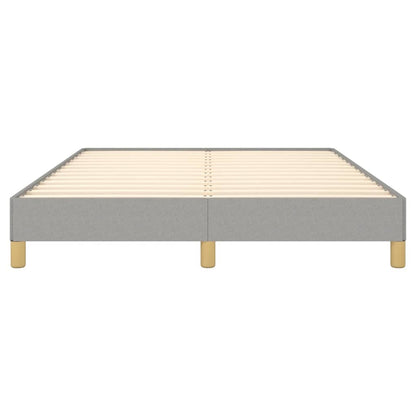 Bedframe Stof Lichtgrijs 160 x 200 cm 25 cm
