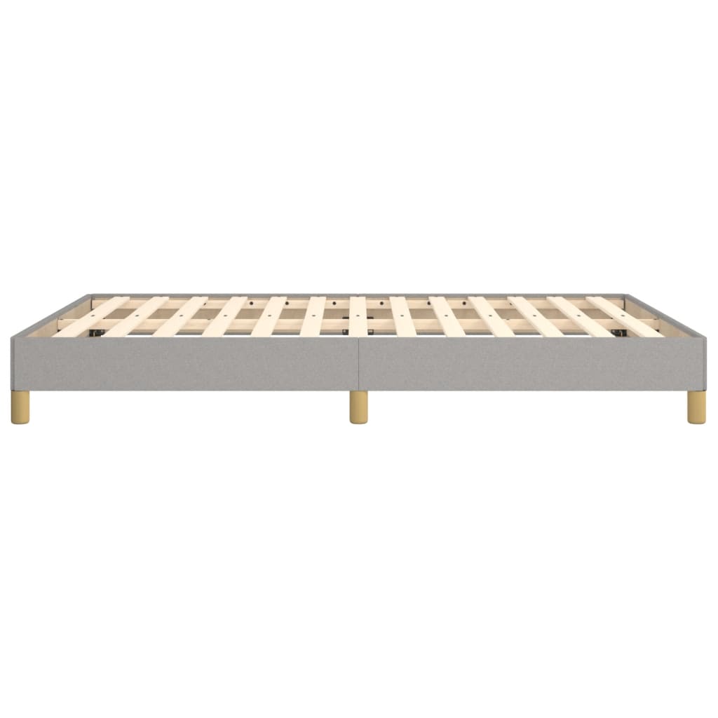 Bedframe Stof Lichtgrijs 160 x 200 cm 25 cm
