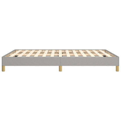 Bedframe Stof Lichtgrijs 160 x 200 cm 25 cm