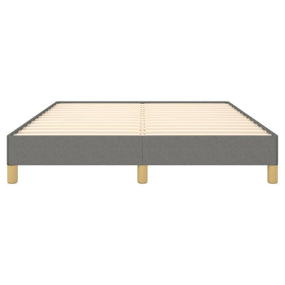 Bedframe Stof Donkergrijs 160 x 200 cm 25 cm