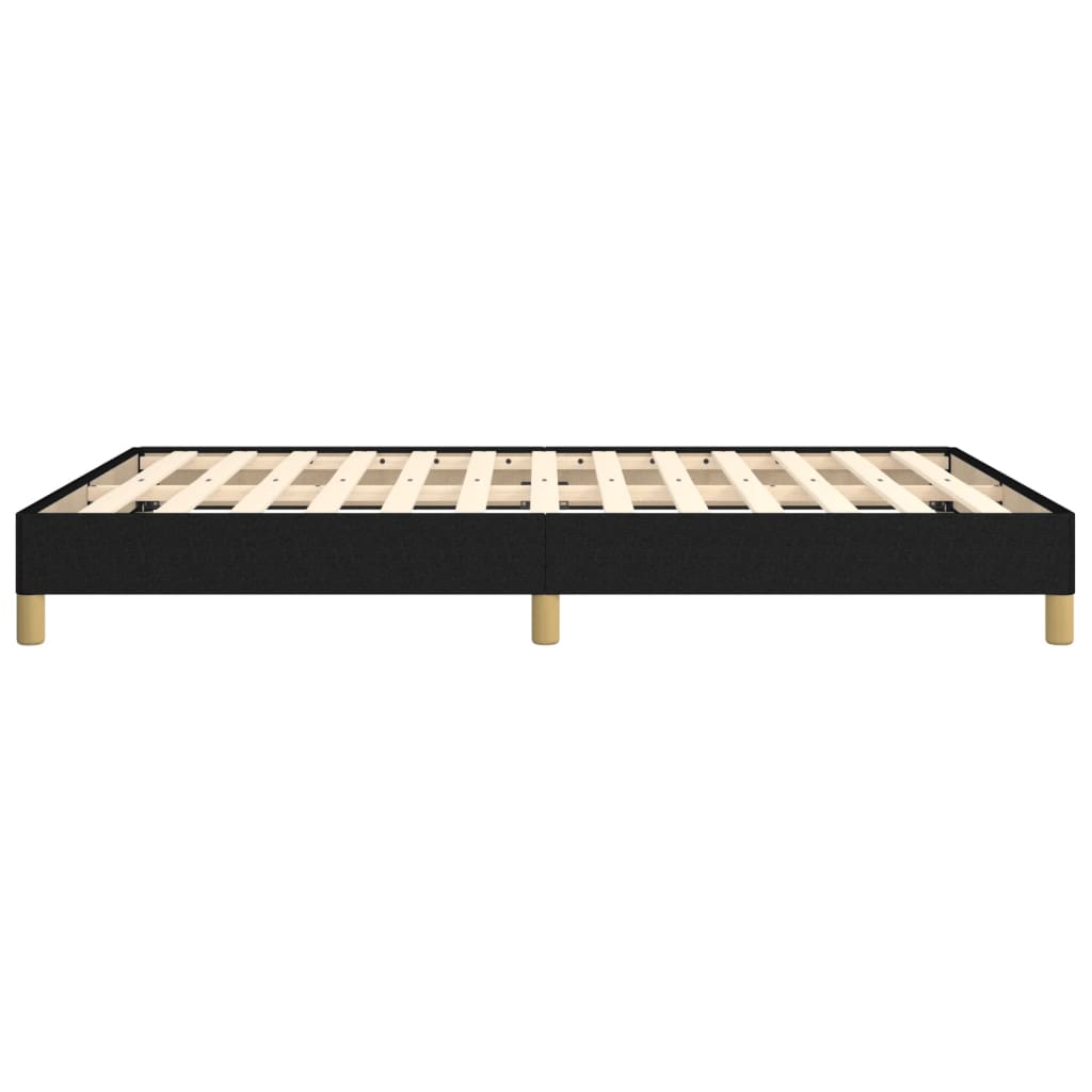 Bedframe Stof Zwart 160 x 200 cm 25 cm