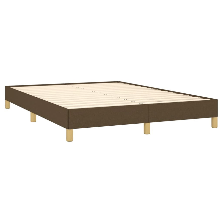Bedframe stof donkerbruin 160x200 cm 160 x 200 cm 25 cm