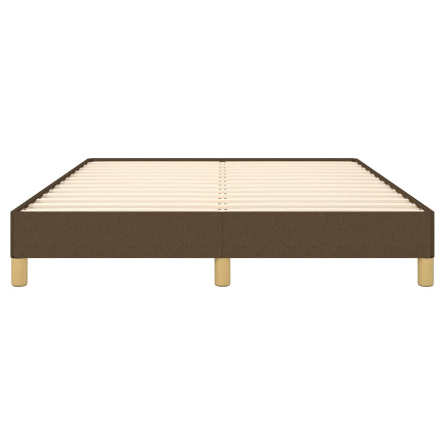 Bedframe stof donkerbruin 160x200 cm 160 x 200 cm 25 cm