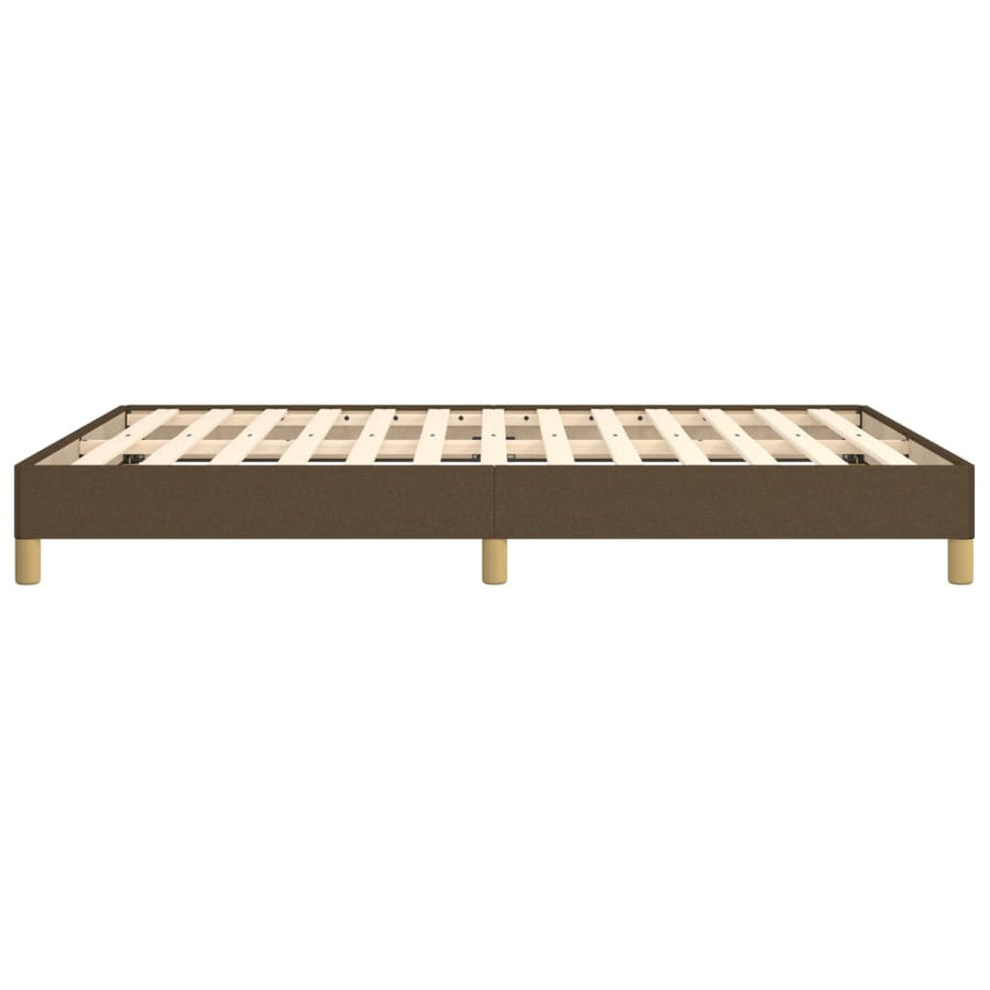Bedframe stof donkerbruin 160x200 cm 160 x 200 cm 25 cm