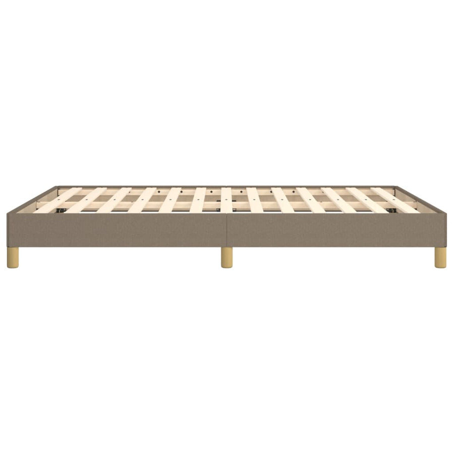 Bedframe stof taupe 160x200 cm 160 x 200 cm 25 cm