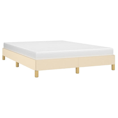Bedframe Stof Kleurig Crème 160 x 200 cm 25 cm