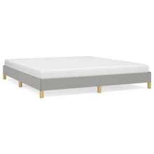 Bedframe Stof Lichtgrijs 180 x 200 cm 25 cm