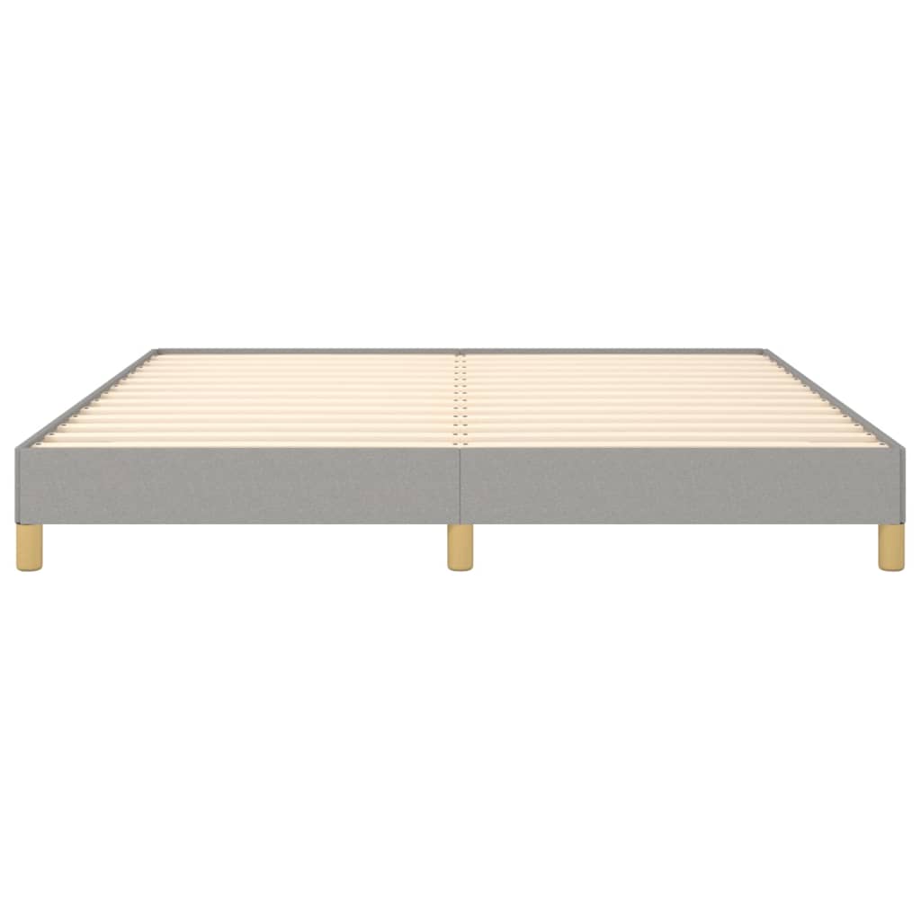 Bedframe Stof Lichtgrijs 180 x 200 cm 25 cm