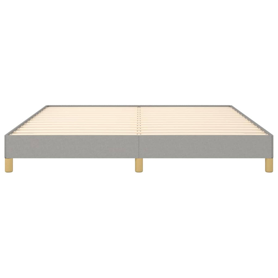 Bedframe Stof Lichtgrijs 180 x 200 cm 25 cm