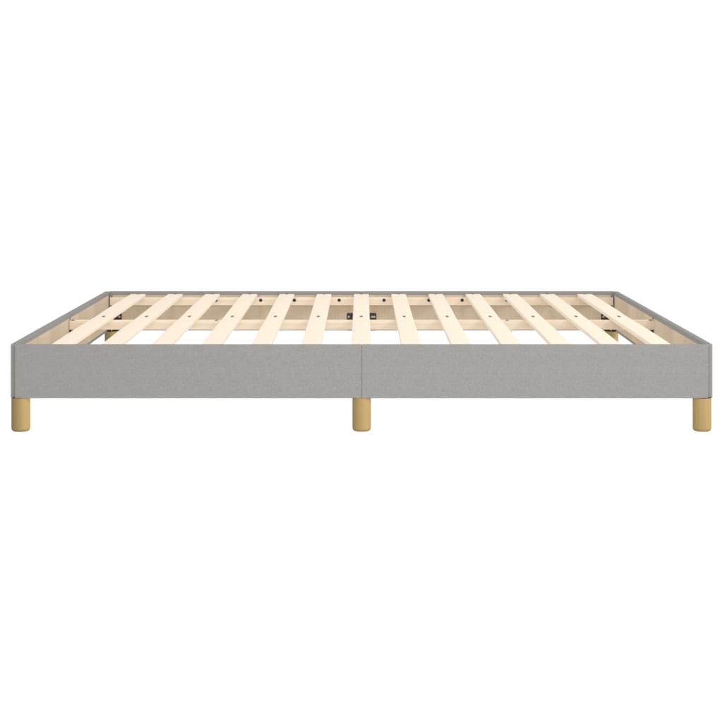 Bedframe Stof Lichtgrijs 180 x 200 cm 25 cm