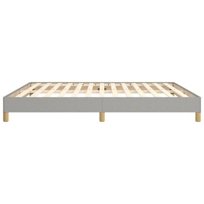 Bedframe Stof Lichtgrijs 180 x 200 cm 25 cm