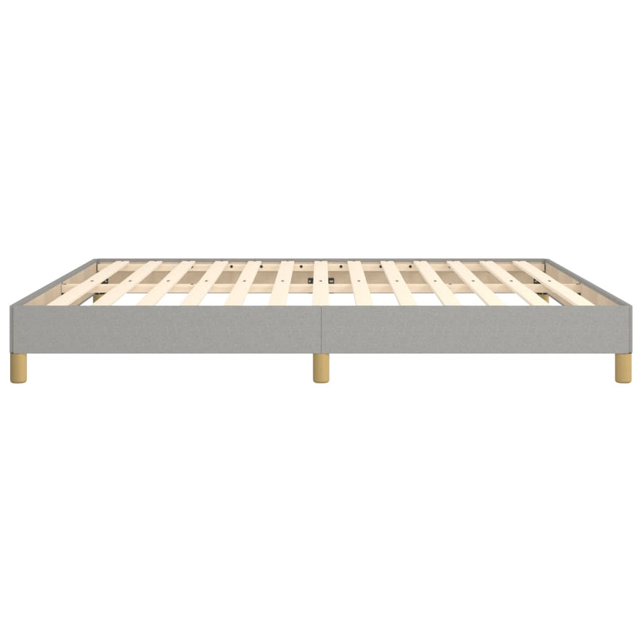 Bedframe Stof Lichtgrijs 180 x 200 cm 25 cm