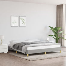 Bedframe Stof Lichtgrijs 180 x 200 cm 25 cm