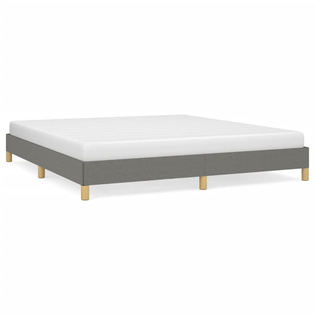 Bedframe Stof Donkergrijs 180 x 200 cm 25 cm