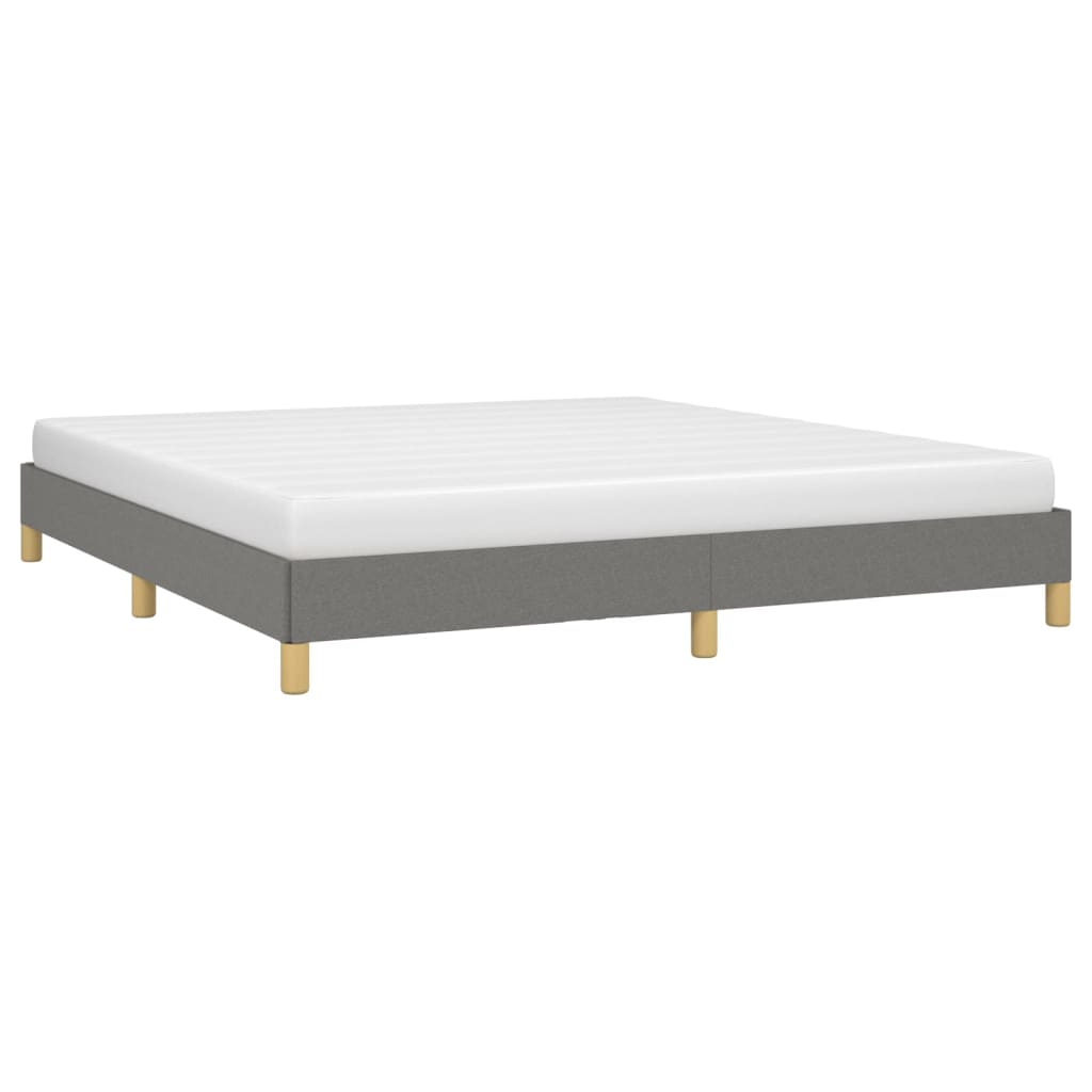 Bedframe Stof Donkergrijs 180 x 200 cm 25 cm