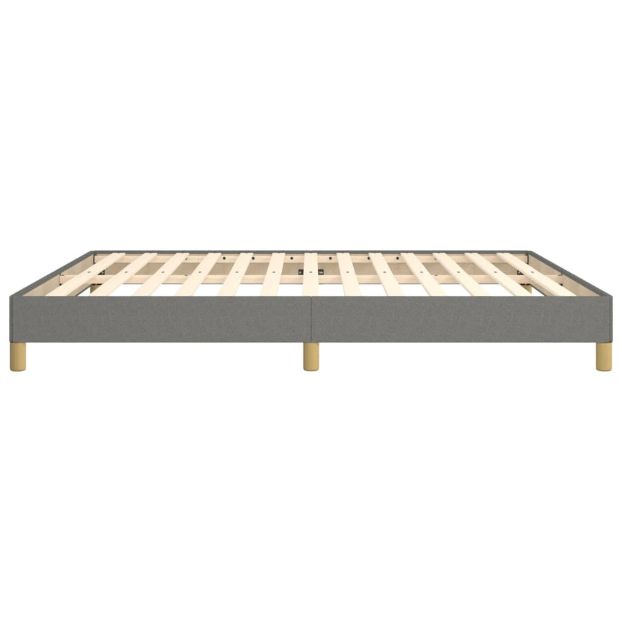 Bedframe Stof Donkergrijs 180 x 200 cm 25 cm