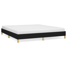 Bedframe Stof Zwart 180 x 200 cm 25 cm