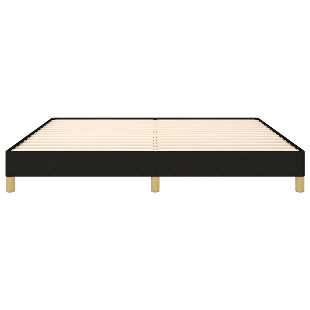 Bedframe Stof Zwart 180 x 200 cm 25 cm