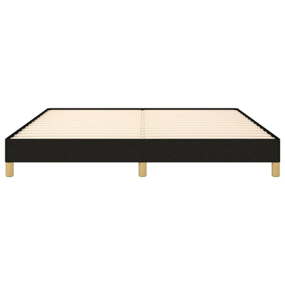 Bedframe Stof Zwart 180 x 200 cm 25 cm