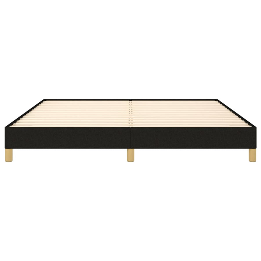 Bedframe Stof Zwart 180 x 200 cm 25 cm