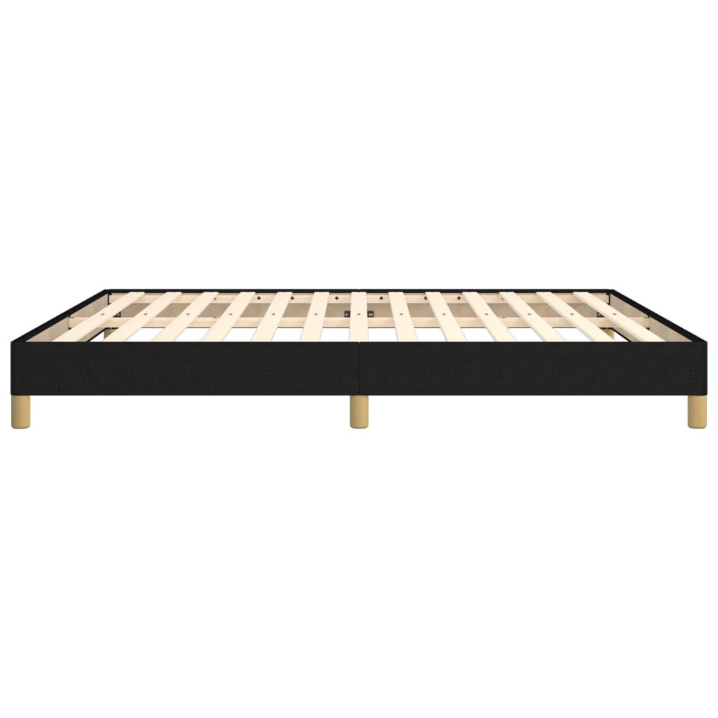 Bedframe Stof Zwart 180 x 200 cm 25 cm