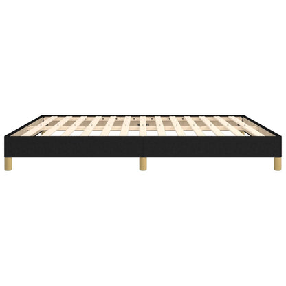 Bedframe Stof Zwart 180 x 200 cm 25 cm