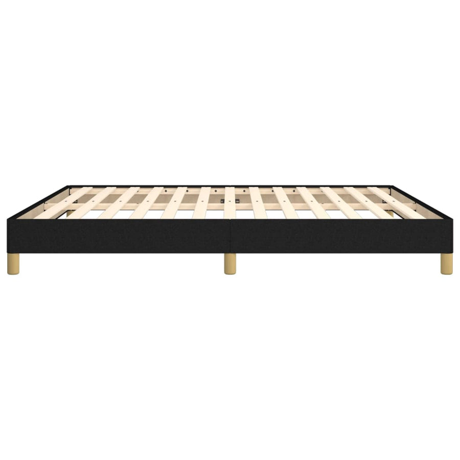 Bedframe Stof Zwart 180 x 200 cm 25 cm