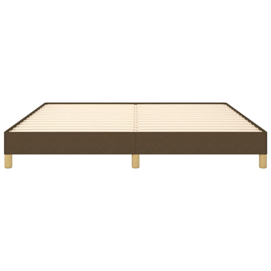 Bedframe stof donkerbruin 180x200 cm 180 x 200 cm 25 cm