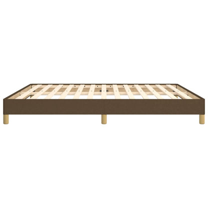 Bedframe stof donkerbruin 180x200 cm 180 x 200 cm 25 cm