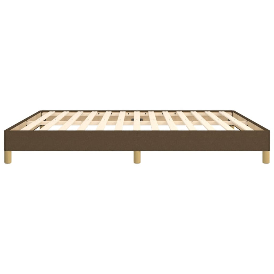 Bedframe stof donkerbruin 180x200 cm 180 x 200 cm 25 cm