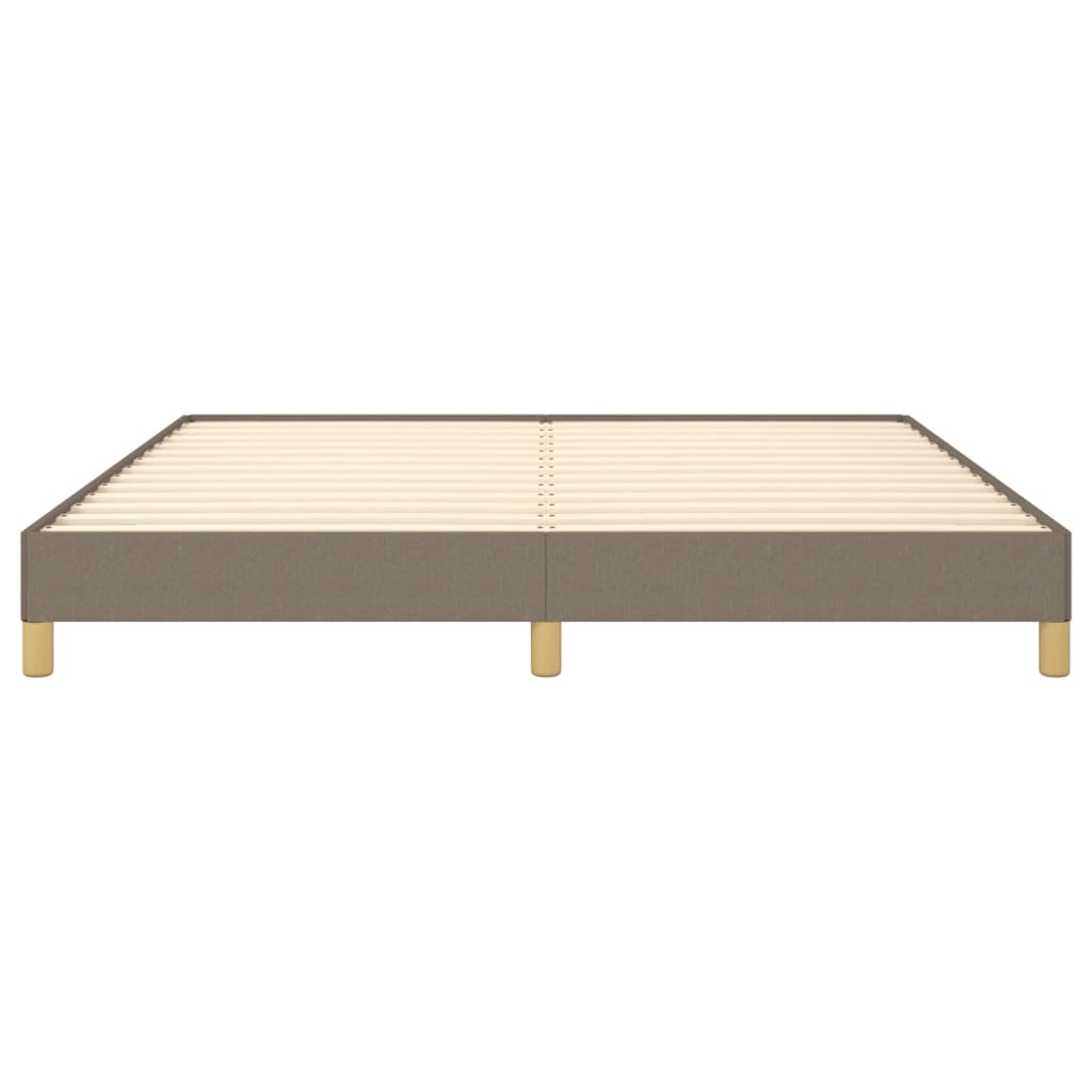 Bedframe stof taupe 180x200 cm 180 x 200 cm 25 cm