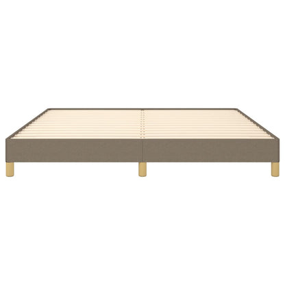Bedframe stof taupe 180x200 cm 180 x 200 cm 25 cm