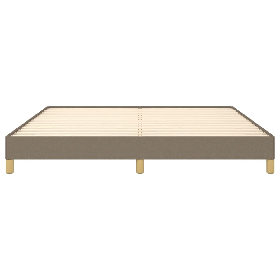 Bedframe stof taupe 180x200 cm 180 x 200 cm 25 cm