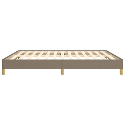 Bedframe stof taupe 180x200 cm 180 x 200 cm 25 cm