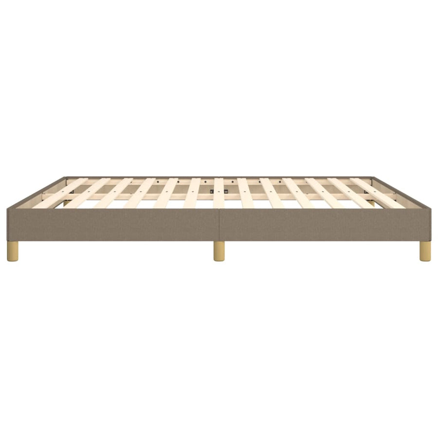Bedframe stof taupe 180x200 cm 180 x 200 cm 25 cm