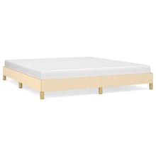 Bedframe Stof Kleurig Crème 180 x 200 cm 25 cm