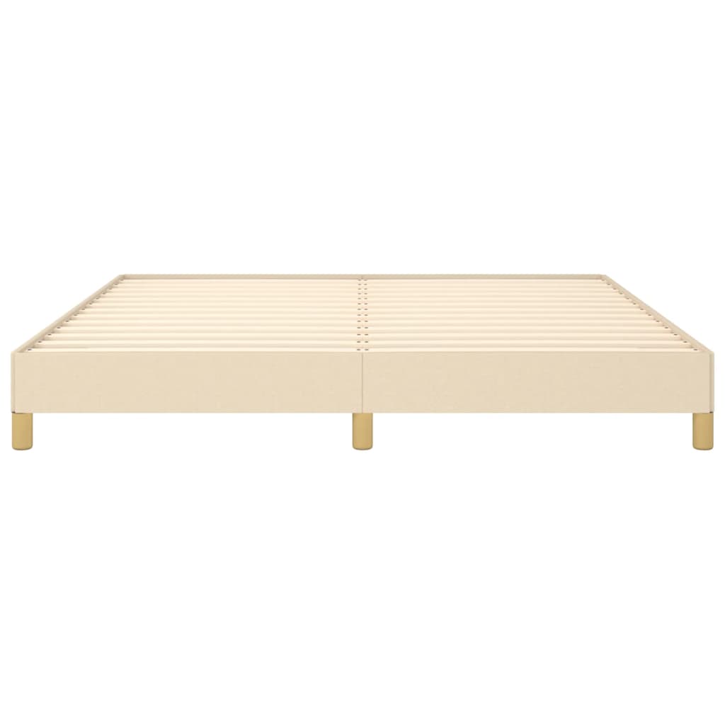 Bedframe Stof Kleurig Crème 180 x 200 cm 25 cm