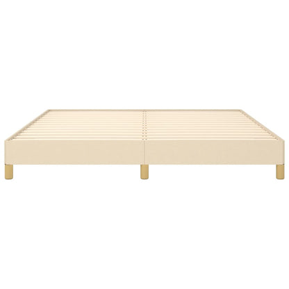 Bedframe Stof Kleurig Crème 180 x 200 cm 25 cm
