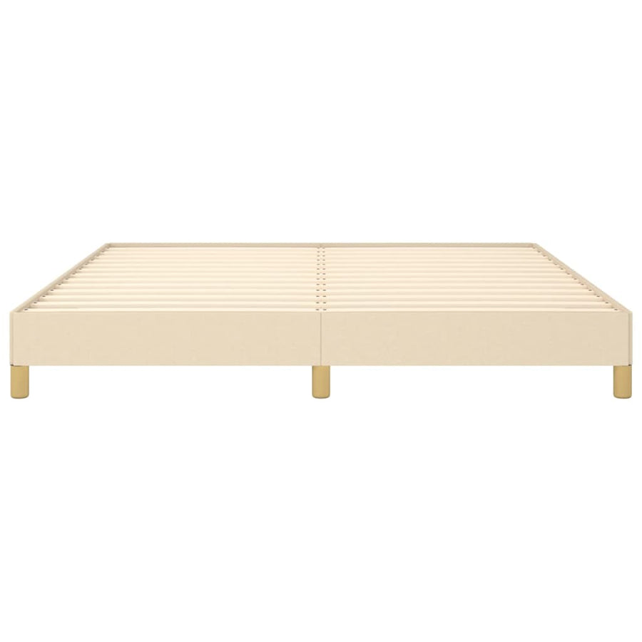 Bedframe Stof Kleurig Crème 180 x 200 cm 25 cm