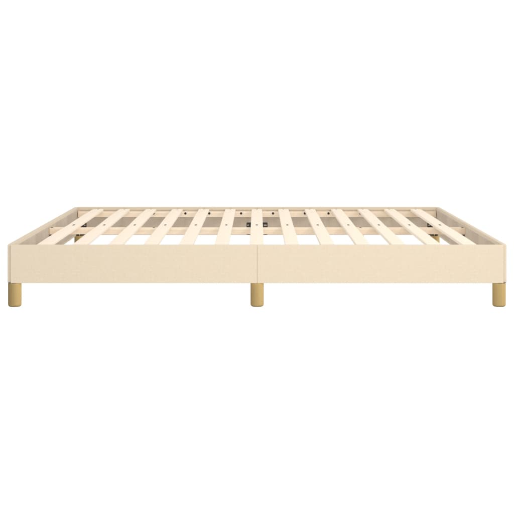 Bedframe Stof Kleurig Crème 180 x 200 cm 25 cm