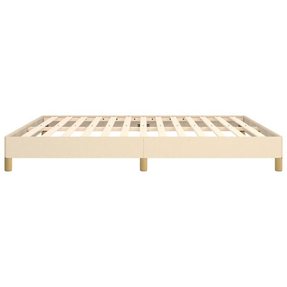 Bedframe Stof Kleurig Crème 180 x 200 cm 25 cm