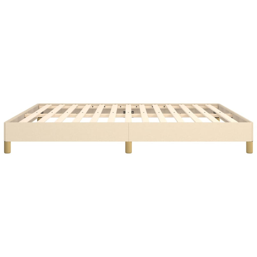 Bedframe Stof Kleurig Crème 180 x 200 cm 25 cm
