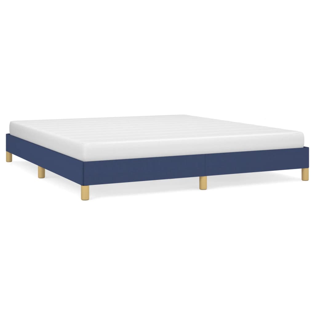 Bedframe Stof Blauw 180 x 200 cm 25 cm