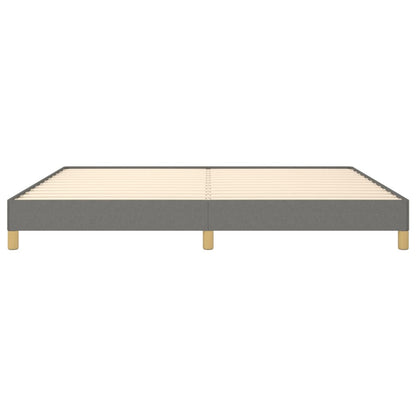 Bedframe Stof Donkergrijs 200 x 200 cm 25 cm