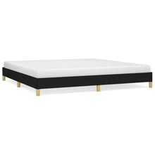 Bedframe Stof Zwart 200 x 200 cm 25 cm