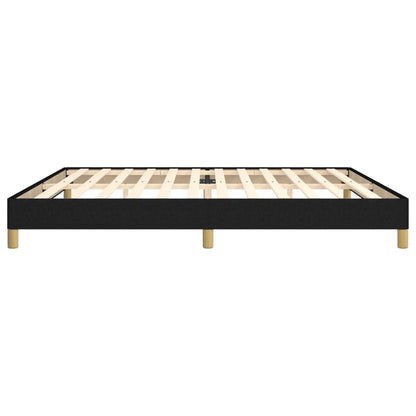 Bedframe Stof Zwart 200 x 200 cm 25 cm